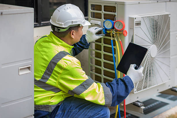 Professional Air Conditioning Repair technician working in Washington, NJ